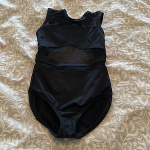 Five Dancewear Black Leotard YL